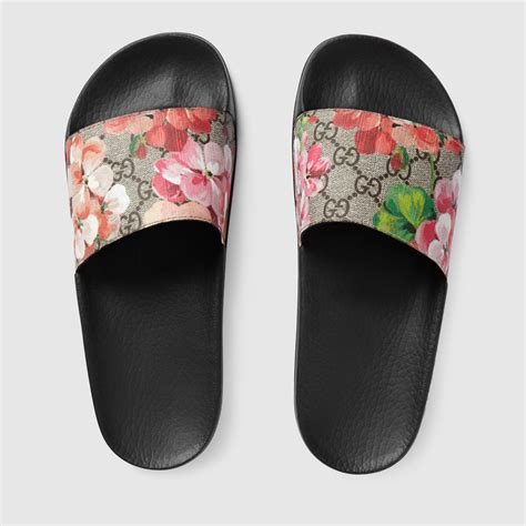 gucci bloom slides used|Gucci Bloom slides price.